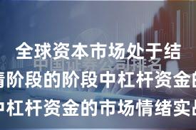 全球资本市场处于结构性行情阶段的阶段中杠杆资金的市场情绪实战
